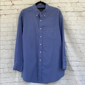 Jos. A. Bank men’s blue plaid shirt